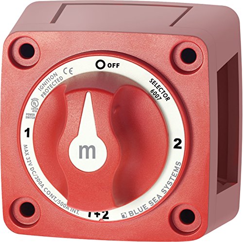 Product Cover Blue Sea Systems m-Series Mini Selector Battery Switch - Red