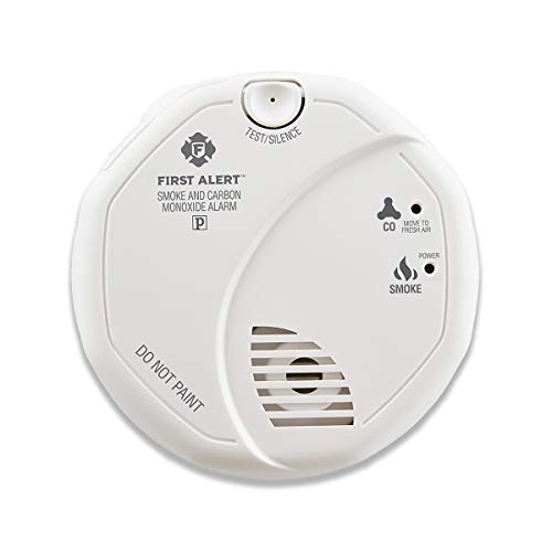 Product Cover First Alert Smoke Detector and Carbon Monoxide Detector Alarm | Battery Operated, SCO5CN