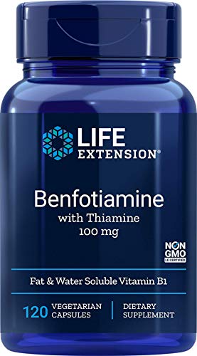 Product Cover Life Extension Benfotiamine with Thiamine 120 Vegetarian Capsules