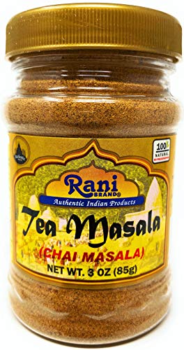 Product Cover Rani Natural Tea (Chai) Masala Indian Spice Blend 3oz (85g) ~ All Natural | Vegan | Gluten Free Ingredients | Salt & Sugar Free | NON-GMO