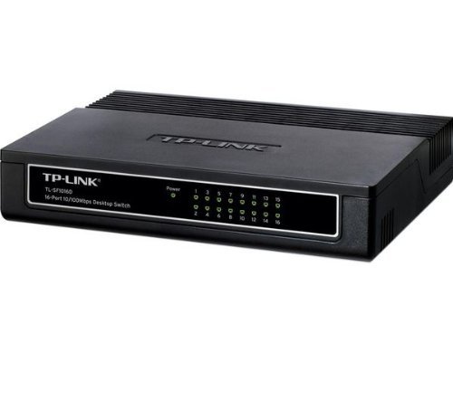 Product Cover TP-Link 2KA4926 TL-SF1016D 16-Port 10/100Mbps Desktop Switch, 3.2Gbps Capacity