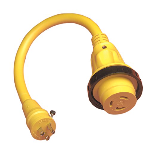 Product Cover Marinco Marine Electrical Shore Power Pigtail Adapter, Yellow