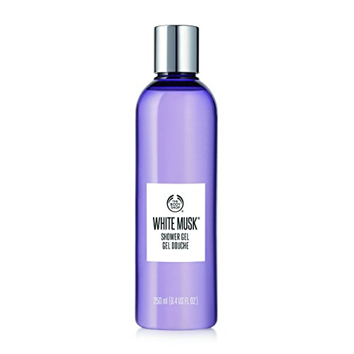 Product Cover The Body Shop White Musk Sumptuous Silk Shower Gel, Regular, 8.4-Fluid Ounce (Packaging May Vary)