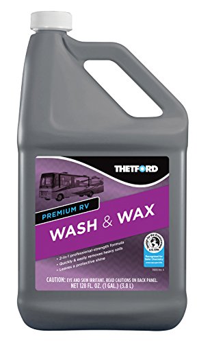 Product Cover Premium RV Wash and Wax, Detergent and Wax for RVs / Boats / Trucks / Cars - 1 Gallon -  Thetford 32517