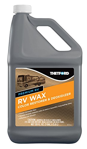 Product Cover Thetford Premium Wax-Color Restorer and Oxidation Remover for Cars-RVs-Boats-Motorcycles-1 Gallon 32523, 128. Fluid_Ounces