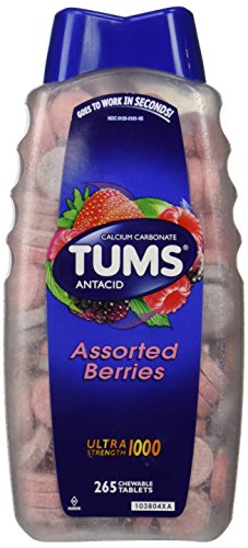 Product Cover Tums Ultra Assorted Berries 265 Tablets - Maximum Strength Antacid & Calcium Supplement