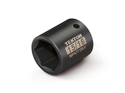 Product Cover TEKTON 47758 1/2-Inch Drive by 15/16-Inch Shallow Impact Socket, Cr-V, 6-Point