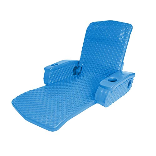 Product Cover TRC Recreation Super Soft Adjustable Pool Lounge Recliner Float, Bahama Blue