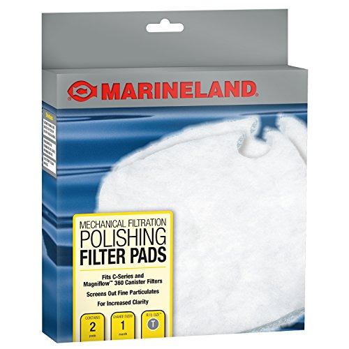 Product Cover Marineland Polishing Filter Pads, Mechanical Filtration For Canister Filters, Fits 360