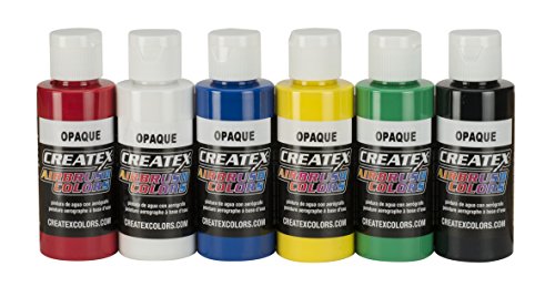Product Cover Createx Colors 5803-00 2 oz Opaque Airbrush Paint Set, 2 Ounce, Multicolor