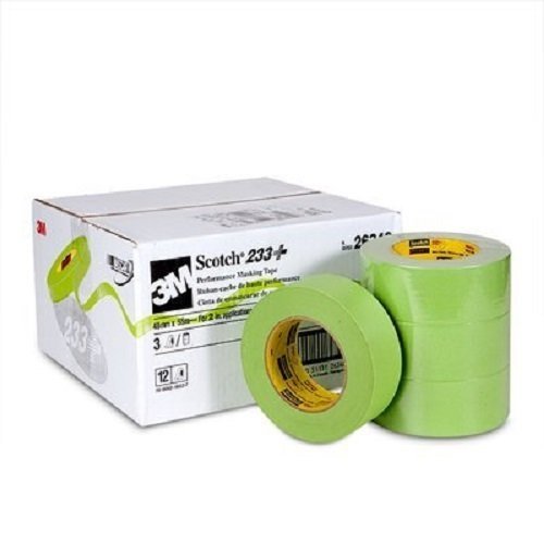 Product Cover 3M Scotch 233+ Performance Paper Masking Tape, 60 yds Length x 2