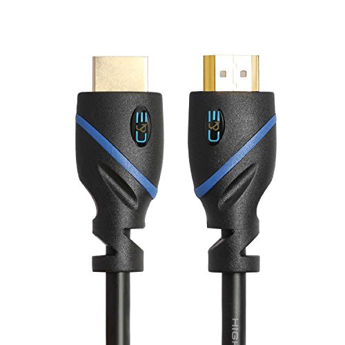 Product Cover 15ft (4.5M) High Speed HDMI Cable Male to Male with Ethernet Black (15 Feet/4.5 Meters) Supports 4K 30Hz, 3D, 1080P and Audio Return  HDMI115