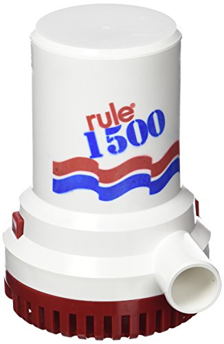 Product Cover Rule 02 Marine Bilge Pump, 1500 GPH, Non-Automatic, 12 Volt