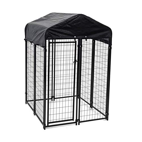 Product Cover Lucky Dog Uptown Welded Wire Kennel (6'Hx4'Wx4'L)