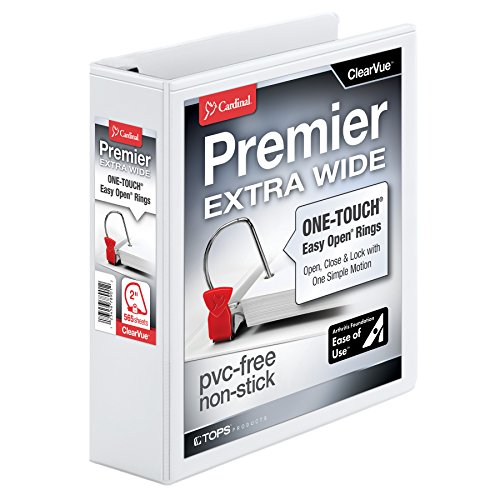 Product Cover Cardinal Premier Extra-Wide 3-Ring Binder, 2
