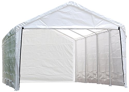 Product Cover ShelterLogic SuperMax Canopy Enclosure Kit, 12 x 26 ft. (Frame and Canopy Sold Separately)