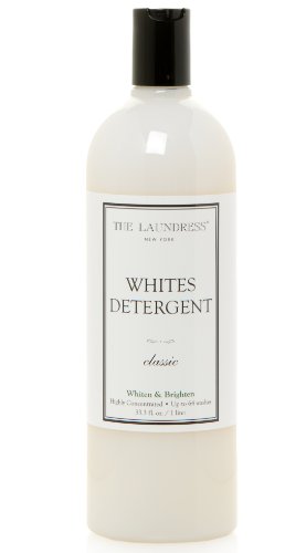 Product Cover The Laundress - Whites Detergent, Classic, Whitens & Brightens, Fights Stains & Yellowing, 33.3 fl oz, 64 washes