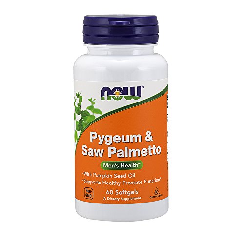 Product Cover NOW Supplements, Pygeum & Saw Palmetto, 60 Softgels