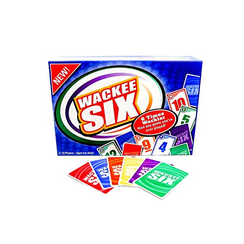 Product Cover Wackee Six - The Popular, Fun, Easy, Speed Card Game that's a great Group or Family Card Game