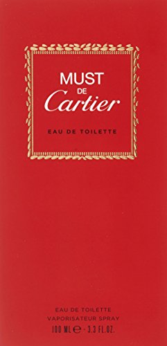Product Cover Must De Cartier By Cartier For Women. Eau De Toilette Spray 3.3 oz (Packaging may vary)