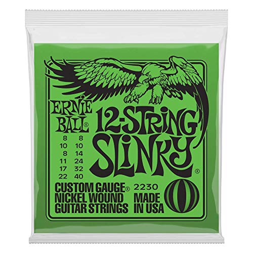 Product Cover Ernie Ball 12-string Slinky Nickel Wound Set, .008 - .040