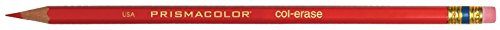 Product Cover Prismacolor Col-Erase Erasable Colored Pencil, 12-Count, Red (20045)
