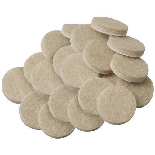 Product Cover softtouch 4718595N Heavy Duty Felt Furniture Pads 3/4 Inch-Protect Hardwood Floors from Scratches, Linen, 20 Pack, 20 Piece