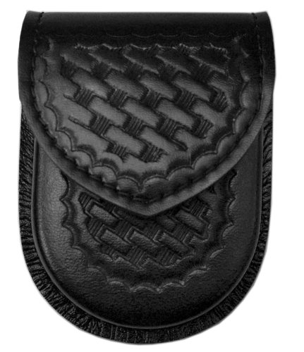 Product Cover Safariland Duty Gear Hidden Snap Flap Top Double Handcuff Pouch (Basketweave Black)