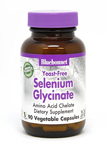 Product Cover BlueBonnet Albion Yeast-Free Selenium Glycinate Vegetarian Capsules, 200 mcg, 90 Count