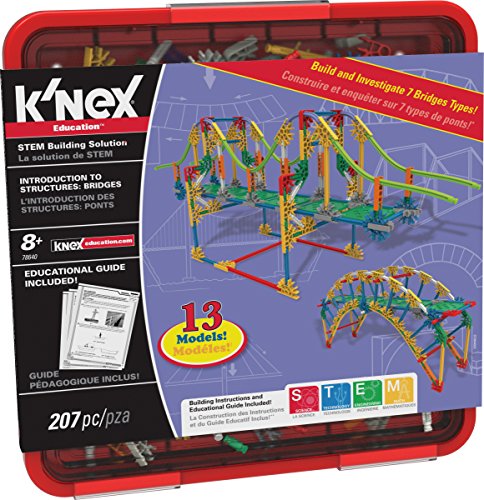 Product Cover K'NEX Education - Intro to Structures: Bridges Set - 207 Pieces - For Grades 3-5 Construction Education Toy