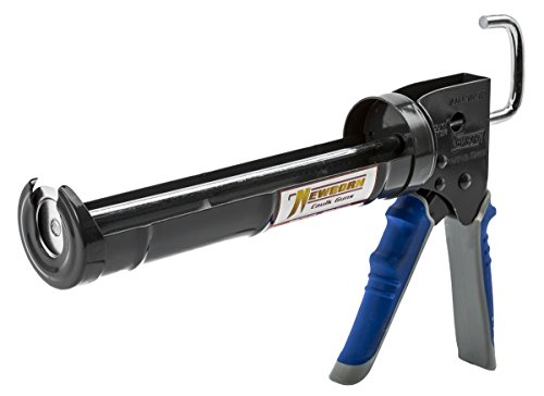 Product Cover Newborn Pro Super Ratchet Rod Caulk Gun with Gator Trigger Comfort Grip, 1/10 Gallon Cartridge, 6:1 Thrust Ratio