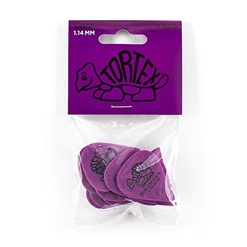 Product Cover Dunlop 412P1.14 Tortex Sharp, Purple, 1.14mm, 12/Player's Pack