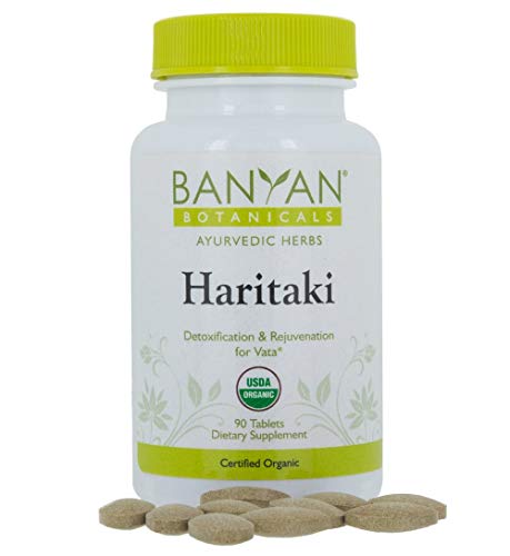 Product Cover Banyan Botanicals Haritaki - USDA Organic, 90 Tablets - Terminalia chebula - Detoxification & Rejuvenation*