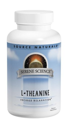 Product Cover Source Naturals Serene Science L-Theanine 200mg Anti-Anxiety Supplement - 30 Capsules