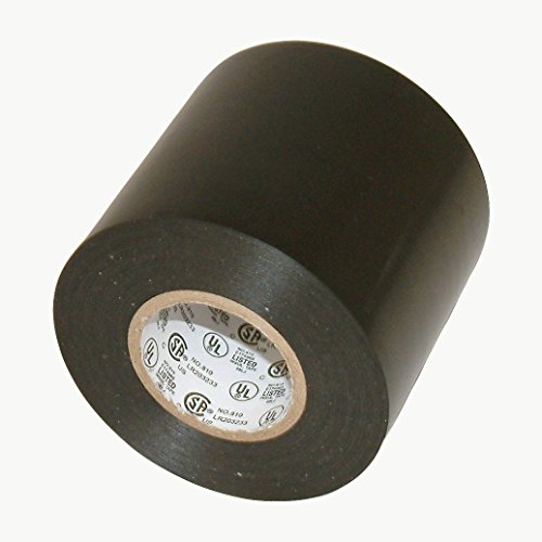 Product Cover JVCC EL7566-AW Synthetic Rubber Electrical Tape, 3 in. x 66 ft. (72mm x 20m), Black
