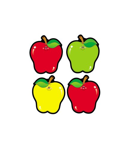 Product Cover Carson Dellosa - Apples Colorful Cut-Outs, Fall Classroom Décor, 36 Pieces, Assorted Designs