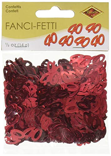 Product Cover Fanci-Fetti 40 Silhouettes (red) Party Accessory  (1 count) (.5 Oz/Pkg)