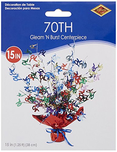 Product Cover 70 Gleam 'N Burst Centerpiece (multi-color) Party Accessory  (1 count) (1/Pkg)