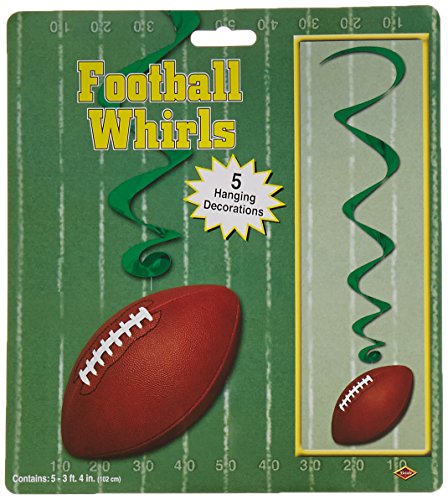 Product Cover Football Whirls   (5/Pkg)