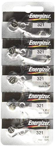 Product Cover 5 321 Energizer Watch Batteries SR616SW Battery Cell (5 Batteries Per Pack)