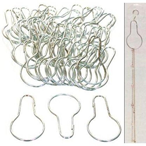 Product Cover 50 Chain Shower Curtain Hooks Sorting Organization Window Displays