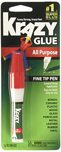 Product Cover Krazy Glue All Purpose Super Glue Pen, Fine Tip, 3 Grams