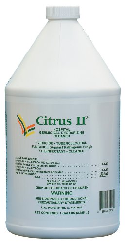 Product Cover Citrus II Hospital Germicidal Deodorizing Cleaner Gallon Refill, 128 Fluid Ounce