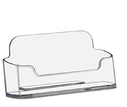 Product Cover Deflecto Business Card Holder, Single Compartment, 3-3/4