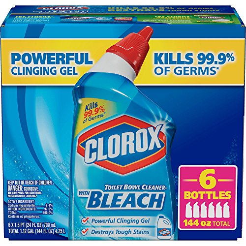 Product Cover Clorox Toilet Bowl Cleaner with Bleach, 6 Count
