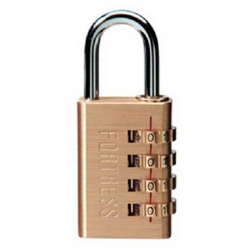 Product Cover Master Lock Fortress Padlock, Set Your Own Combination Luggage Lock, 1-3/16 in. Wide, 627D