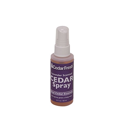 Product Cover Household Essentials CedarFresh 84802 Cedar Power Spray with Lavender Essence Scent | Protects Closets from Pests | Restores Scent to Cedar Wood Accessories | 2 fl. oz.