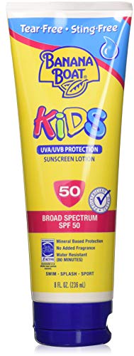 Product Cover Banana Boat Kids Tear Free Sunscreen Lotion SPF 50, 8 Oz