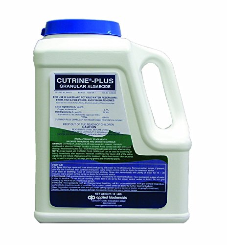 Product Cover Applied Biochemists 390242A Cutrine-Plus Granular Algaecide, 12 Pounds, Brown/A
