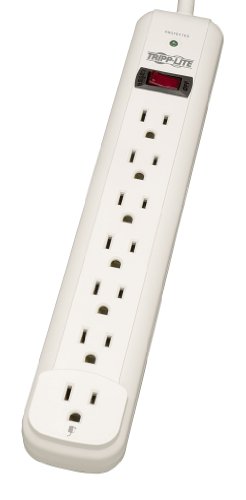 Product Cover Tripp Lite 7 Outlet Surge Protector Power Strip, Extra Long Cord 25 ft., 1080 Joules, Lifetime Limited Warranty & $25K INSURANCE (TLP725)
